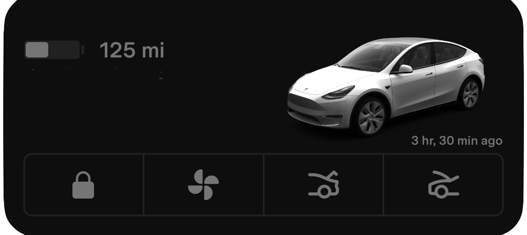 tesla widget