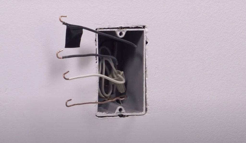 Exposed wiring
